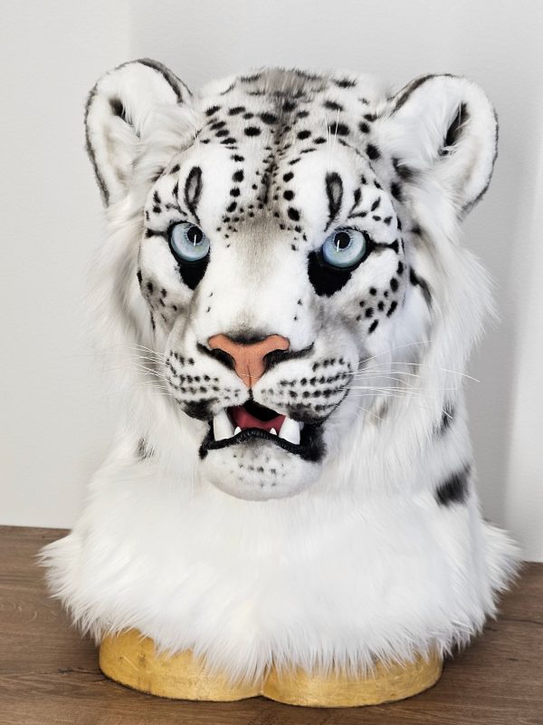 Snow leopard fursuit head - Image 6