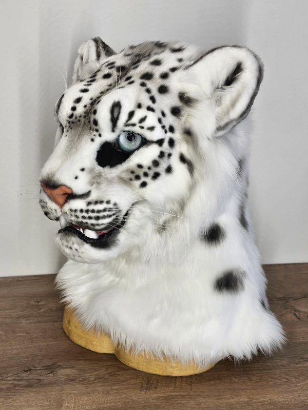 Snow leopard fursuit head - Image 5