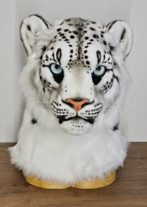 Snow leopard fursuit head - Image 3