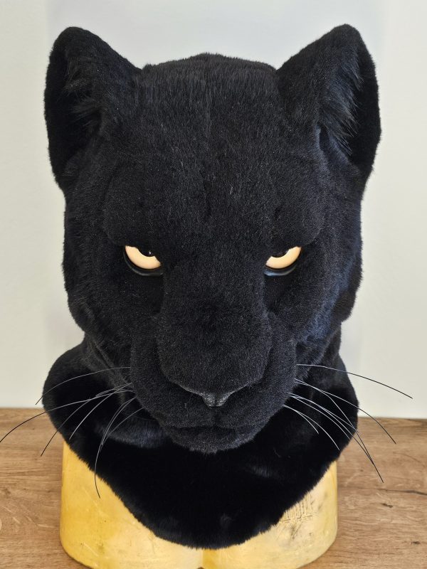 Black panther fursuit head - Image 8