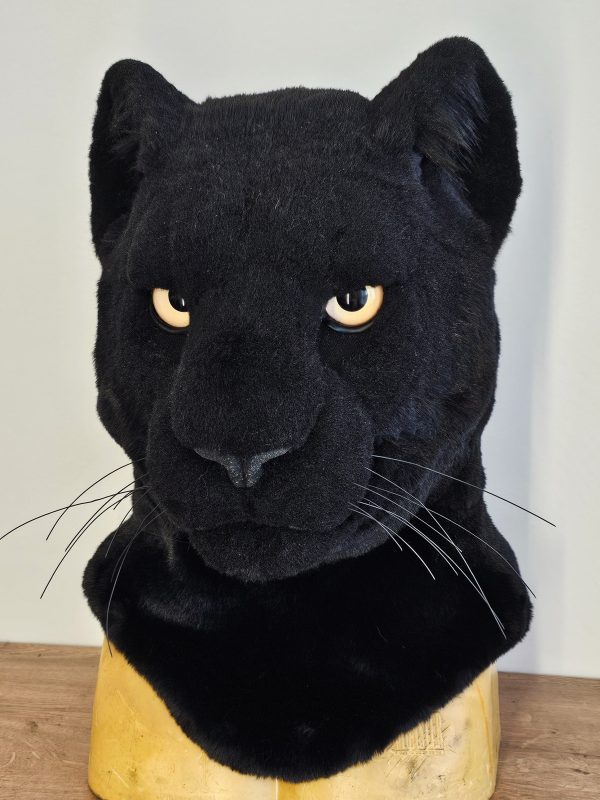 Black panther fursuit head - Image 7
