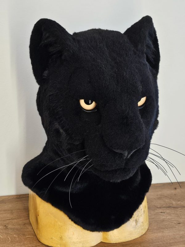Black panther fursuit head - Image 6