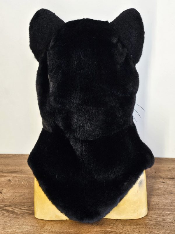Black panther fursuit head - Image 5